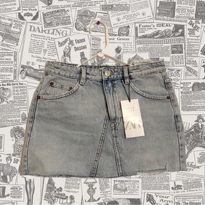 Zara Mini Jean Skirt